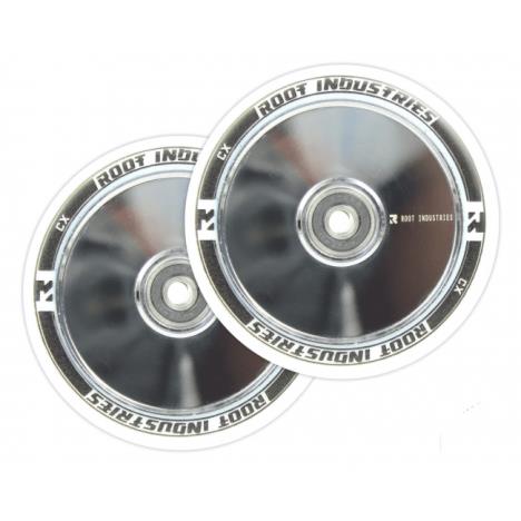 Root Industries Air Stunt Scooter Wheels 110mm - White / Mirror - Pair £64.95